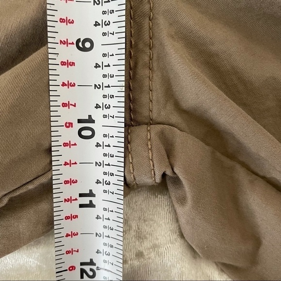 Calvin Klein Jeans Khaki Bermuda Shorts Utility Cargo Pockets Size 12 - Picture 6 of 7